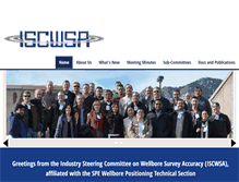 Tablet Screenshot of iscwsa.net